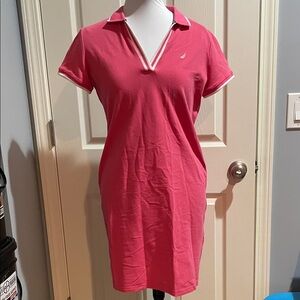 Pink Nautica Polo Dress Size S